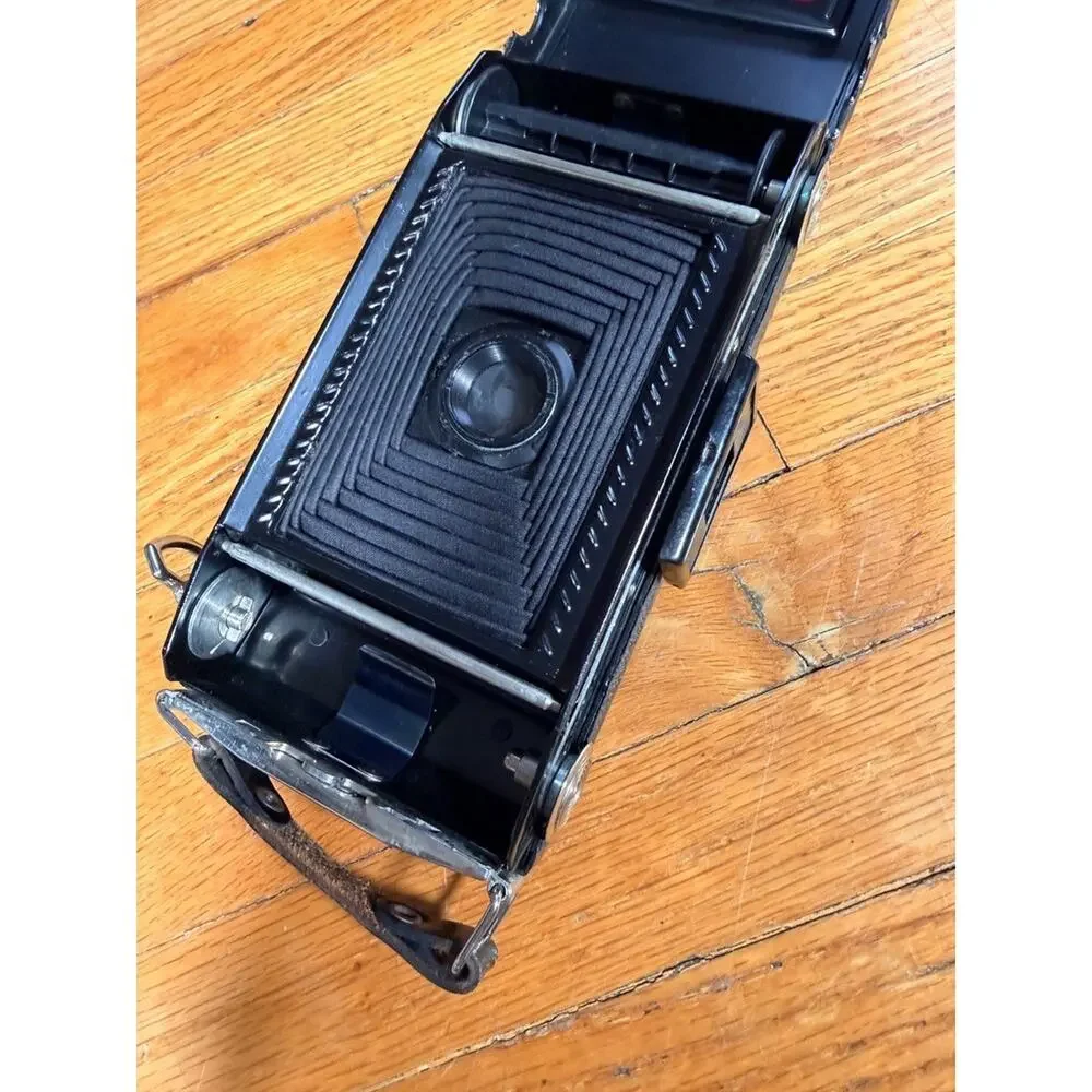 Vintage Zeiss Ikon Icarette 6x9 Folding Camera Body Bellows Parts Repair